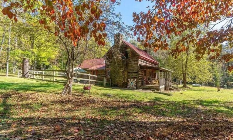 Look inside! Love this! Circa 1827. Ten acres in the Virginia mountains. $399,900