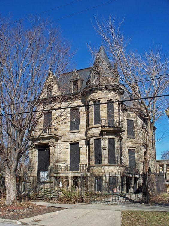 Abandoned Franklin Castle in Cleveland, Ohio