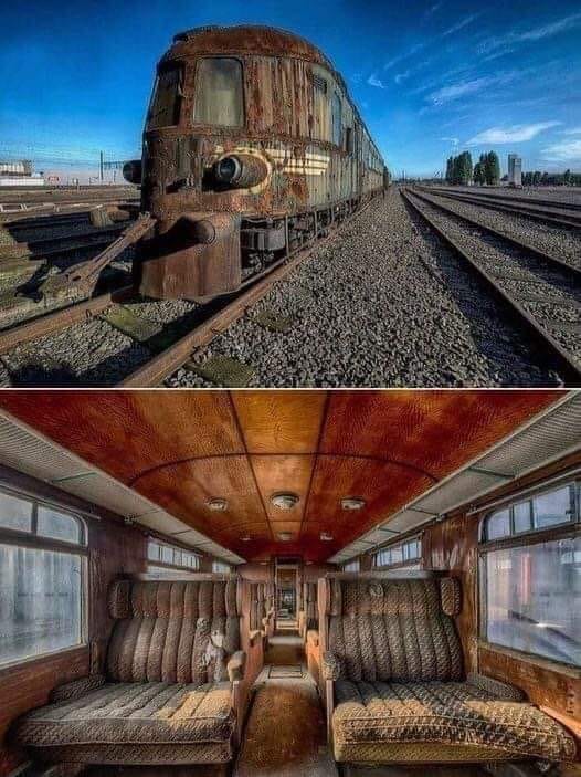 Abandoned Orient Express Traincar, Belgium