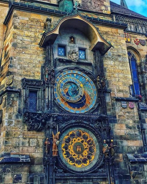 Astronomical Clock in Prague, Czech Republic